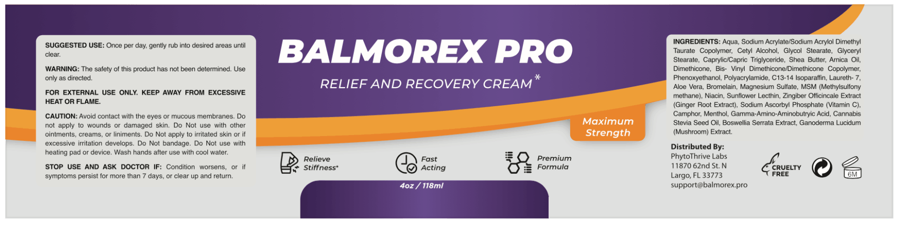 Balmorex Pro -label