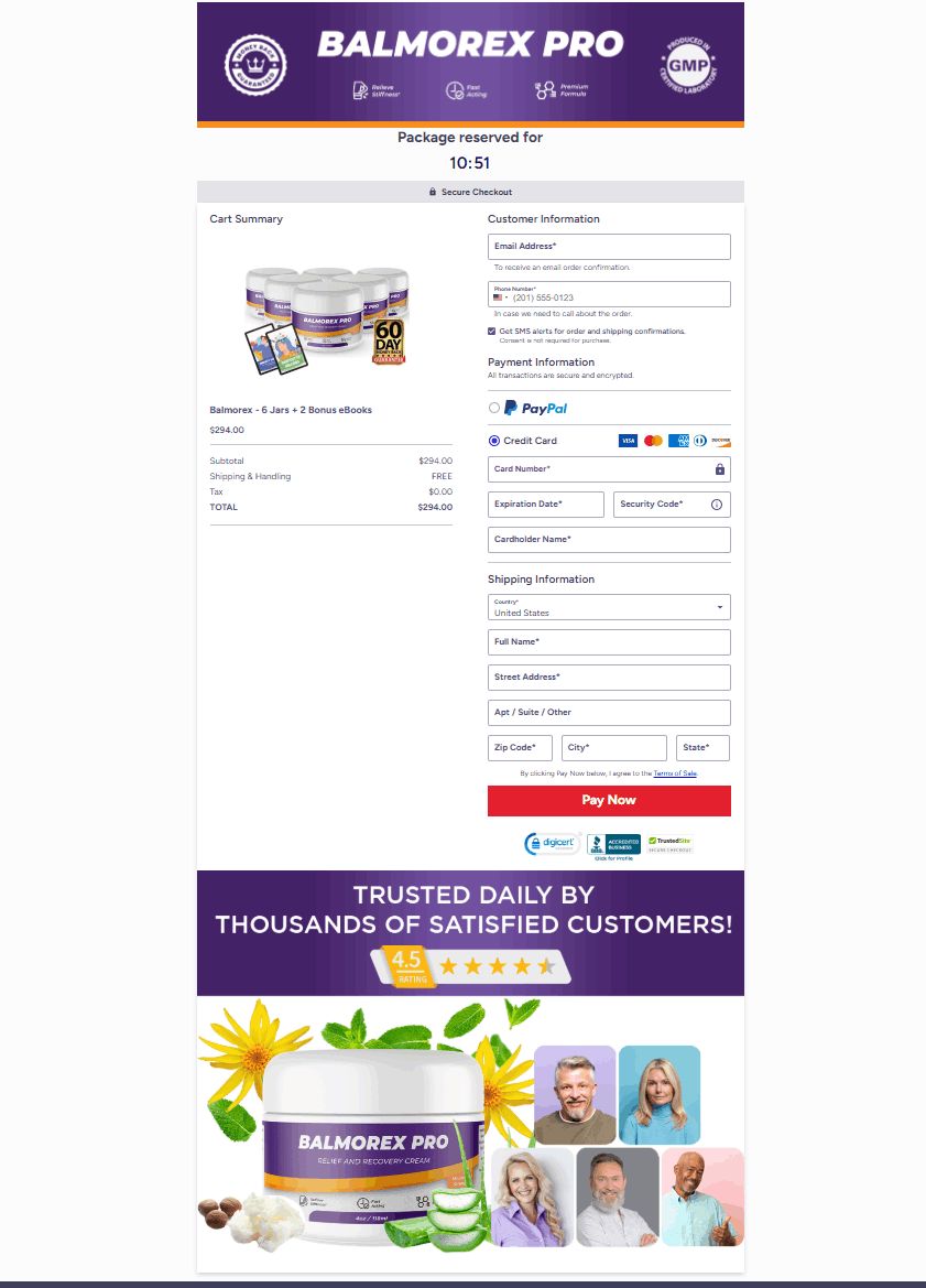 Balmorex Pro Secure-Checkout